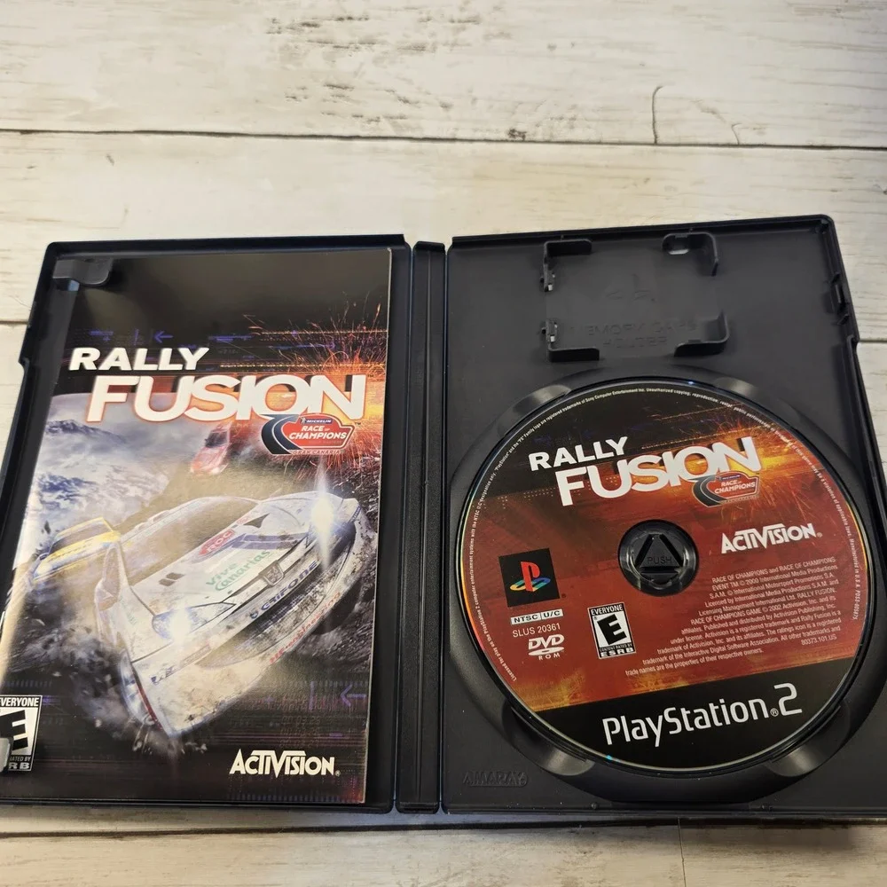 Rally Fusion Race of Champions Sony PlayStation 2 PS2 Activision 2002 Complete